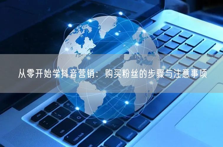 从零开始学抖音营销：购买粉丝的步骤与注意事项