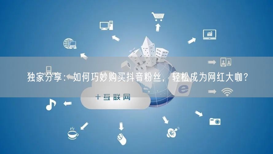 独家分享：如何巧妙购买抖音粉丝，轻松成为网红大咖？