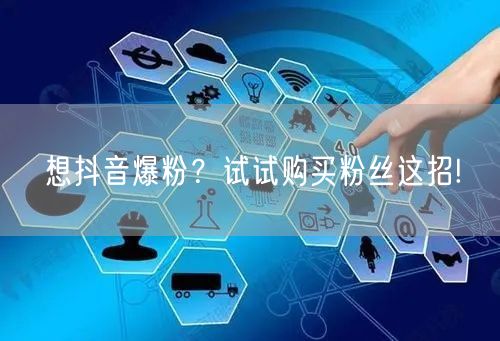 想抖音爆粉？试试购买粉丝这招!