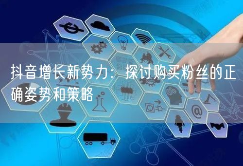 抖音增长新势力：探讨购买粉丝的正确姿势和策略