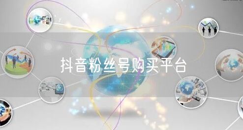 抖音粉丝号购买平台