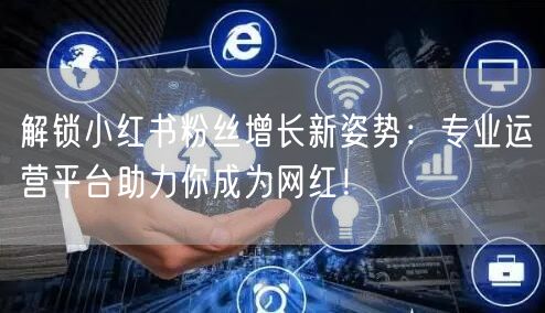 解锁小红书粉丝增长新姿势：专业运营平台助力你成为网红！