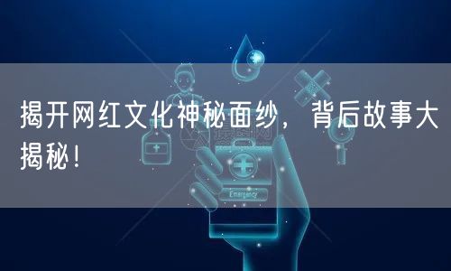 揭开网红文化神秘面纱，背后故事大揭秘！
