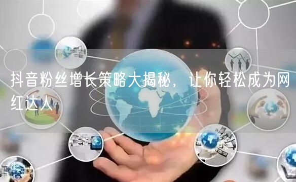 抖音粉丝增长策略大揭秘，让你轻松成为网红达人