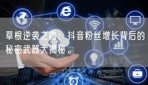 草根逆袭之路：抖音粉丝增长背后的秘密武器大揭秘。