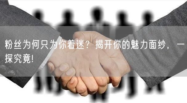 粉丝为何只为你着迷？揭开你的魅力面纱，一探究竟!