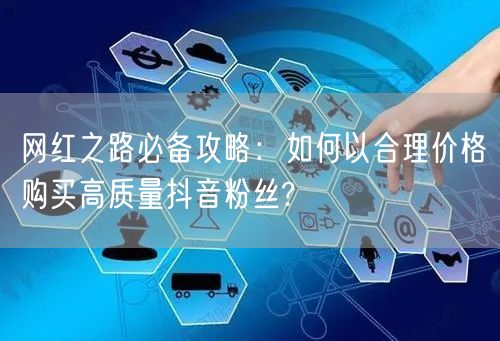 网红之路必备攻略：如何以合理价格购买高质量抖音粉丝?