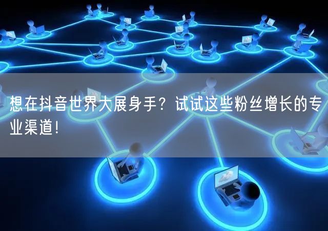 想在抖音世界大展身手？试试这些粉丝增长的专业渠道！