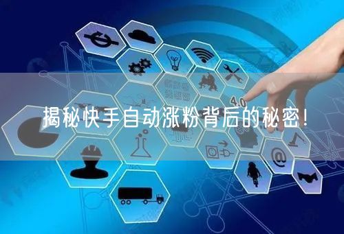揭秘快手自动涨粉背后的秘密！