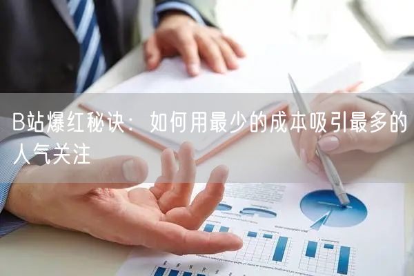 B站爆红秘诀：如何用最少的成本吸引最多的人气关注