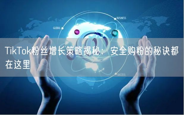 TikTok粉丝增长策略揭秘：安全购粉的秘诀都在这里