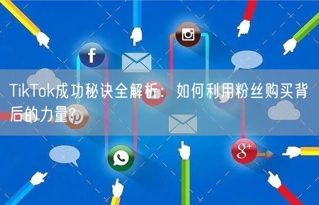 TikTok成功秘诀全解析：如何利用粉丝购买背后的力量?