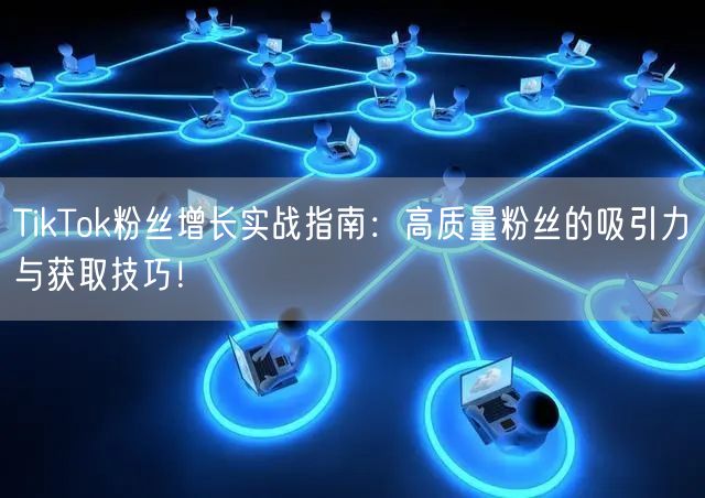 TikTok粉丝增长实战指南：高质量粉丝的吸引力与获取技巧！
