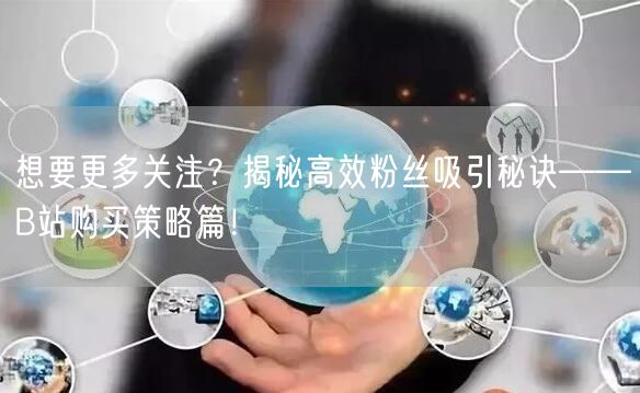 想要更多关注？揭秘高效粉丝吸引秘诀——B站购买策略篇！