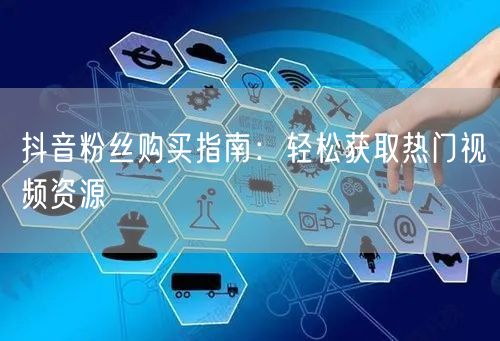 抖音粉丝购买指南：轻松获取热门视频资源