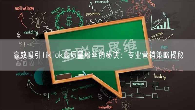 高效吸引TikTok高质量粉丝的秘诀：专业营销策略揭秘