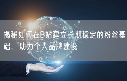 揭秘如何在B站建立长期稳定的粉丝基础，助力个人品牌建设