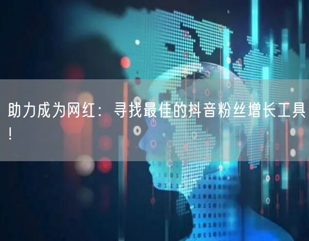 助力成为网红：寻找最佳的抖音粉丝增长工具！