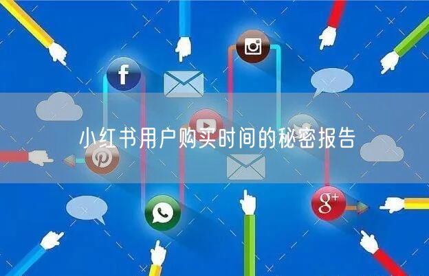 小红书用户购买时间的秘密报告