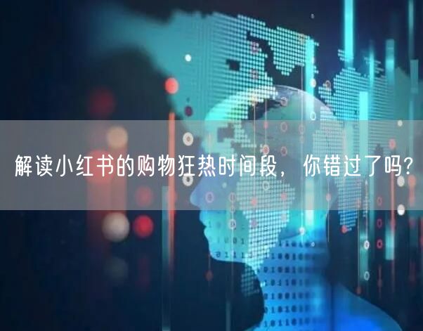 解读小红书的购物狂热时间段，你错过了吗?