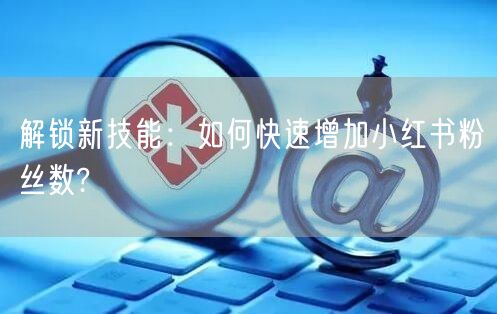 解锁新技能：如何快速增加小红书粉丝数?