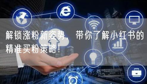 解锁涨粉新姿势，带你了解小红书的精准买粉策略！