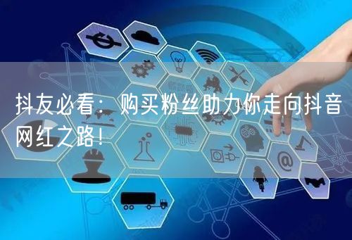 抖友必看：购买粉丝助力你走向抖音网红之路！