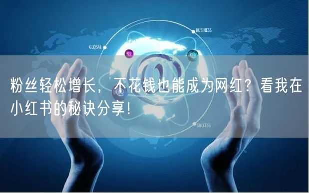 粉丝轻松增长，不花钱也能成为网红？看我在小红书的秘诀分享！