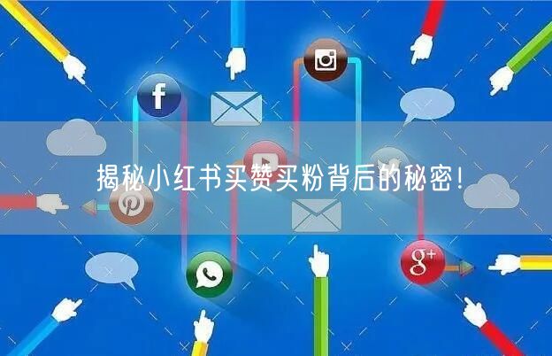 揭秘小红书买赞买粉背后的秘密！