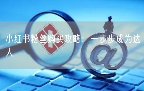 小红书粉丝购买攻略：一步步成为达人