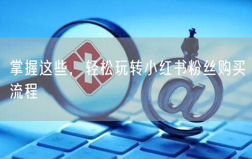 掌握这些，轻松玩转小红书粉丝购买流程