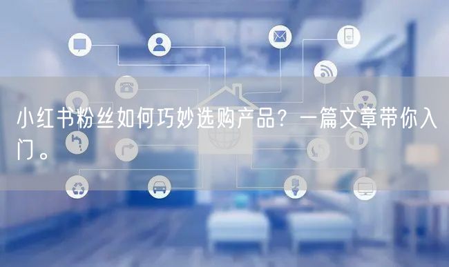 小红书粉丝如何巧妙选购产品？一篇文章带你入门。