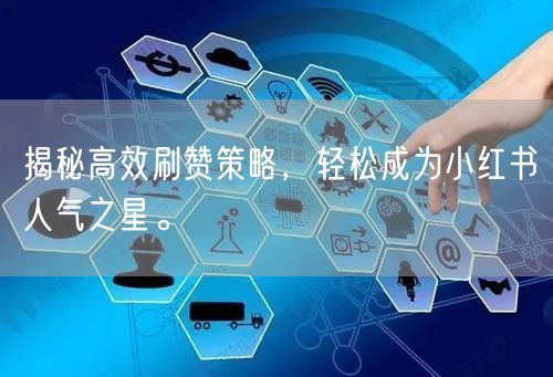 揭秘高效刷赞策略，轻松成为小红书人气之星。